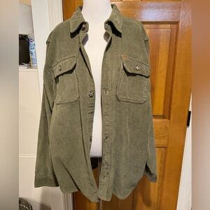 Buffalo David Bitton Olive Green Corduroy Jacket